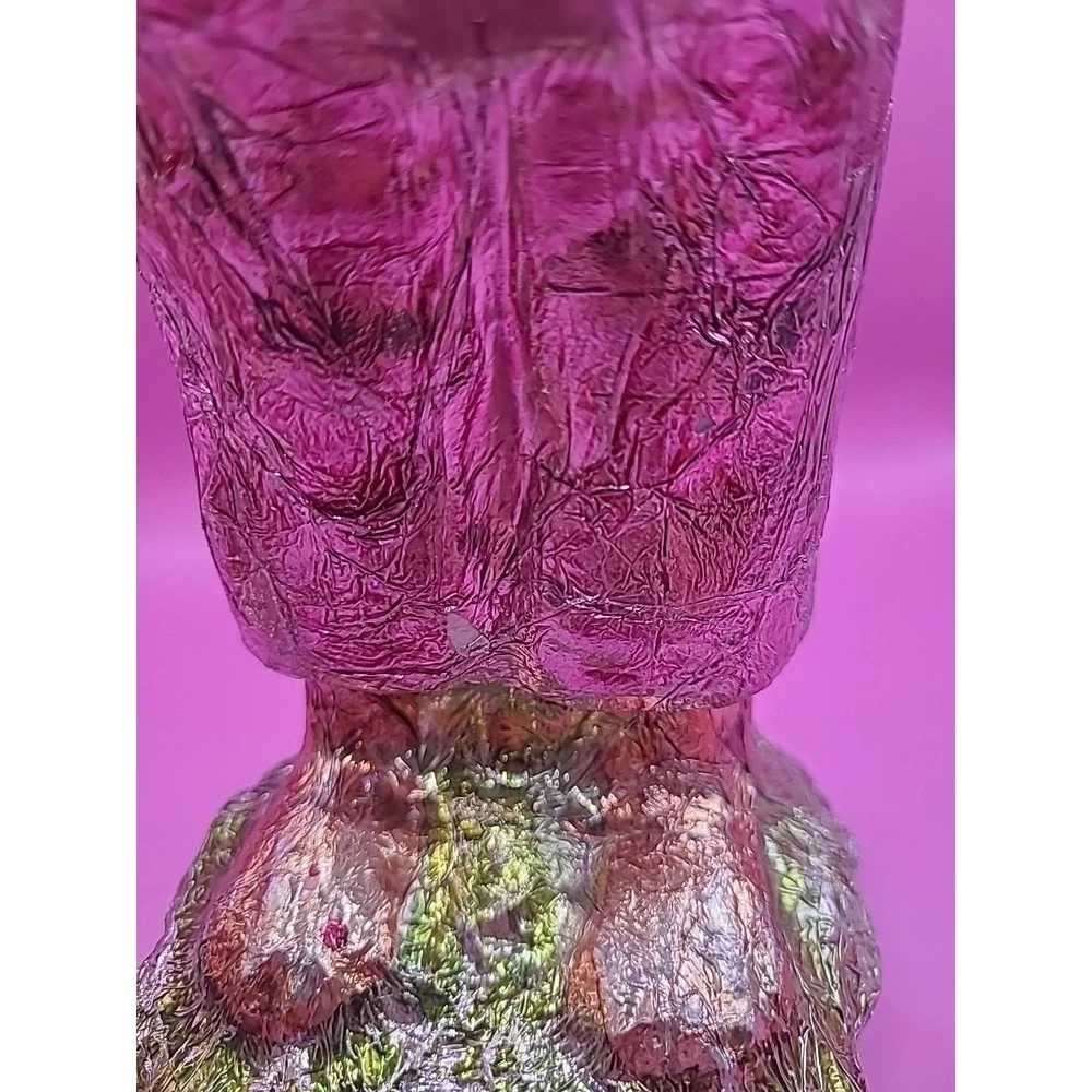 Vintage Ganz Faux Foil Wrapped Chocolate Easter Bunny Rabbit Lot Two Bunnies‎